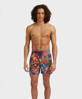 Men Swim Trunks Hawaiian Patchwork - VBQ x Palm Angels Celestial front worn view
