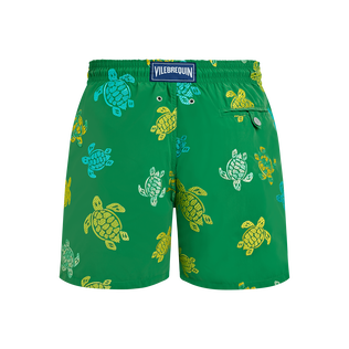 Bañador con bordado Tortue Multicolore para hombre - Edición limitada Chive vista trasera