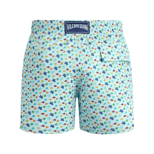 Maillot de bain court stretch homme Micro Ronde Des Tortues Rainbow Pacific vue de dos