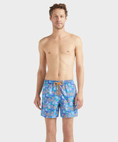 Men Swim Trunks Fishy vibes Marrakech front worn view