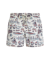 Men Stretch Swim Shorts Family Beach- Vilebrequin x St Regis Sugar switzle 正面图