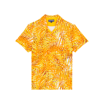 Men Terry Polo Palm Leaves Mango front view