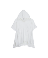 Poncho in spugna Bianco vista frontale