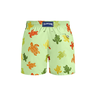 Bañador con bordado Tortue Multicolore para hombre - Edición limitada Macaroon vista trasera