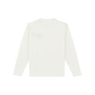 T-shirt uomo a maniche lunghe in cotone Off white vista posteriore