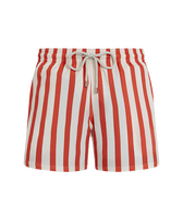 Men Stretch Short Swim Shorts Stripes - Vilebrequin x St Regis Sugar switzle 正面图