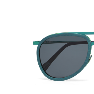 Wood Aviator Sunglasses Solid - VBQ x Shelter Fanfare details view 4