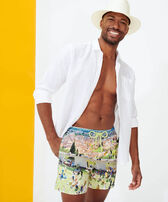Maillot de Bain homme Villa Noailles - Vilebrequin x Massimo Vitali Unique vue portée de face